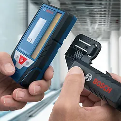 Receptor para nível laser Bosch LR 7 suporte e saco proteção