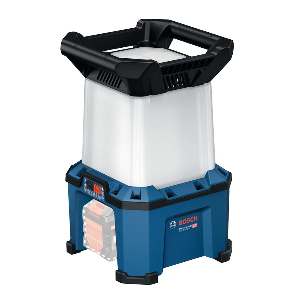 Refletor LED a bateria Bosch GLA 18VH-7500 sem bateria