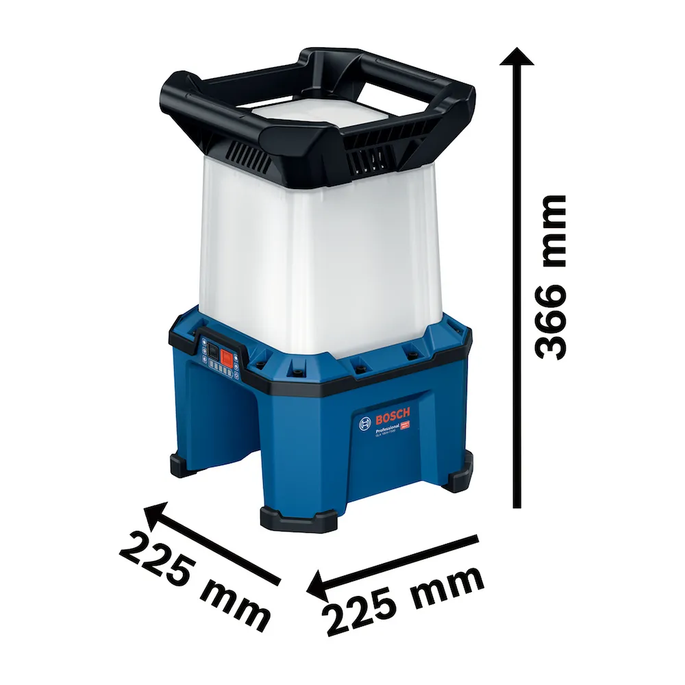 Refletor LED a bateria Bosch GLA 18VH-7500 sem bateria