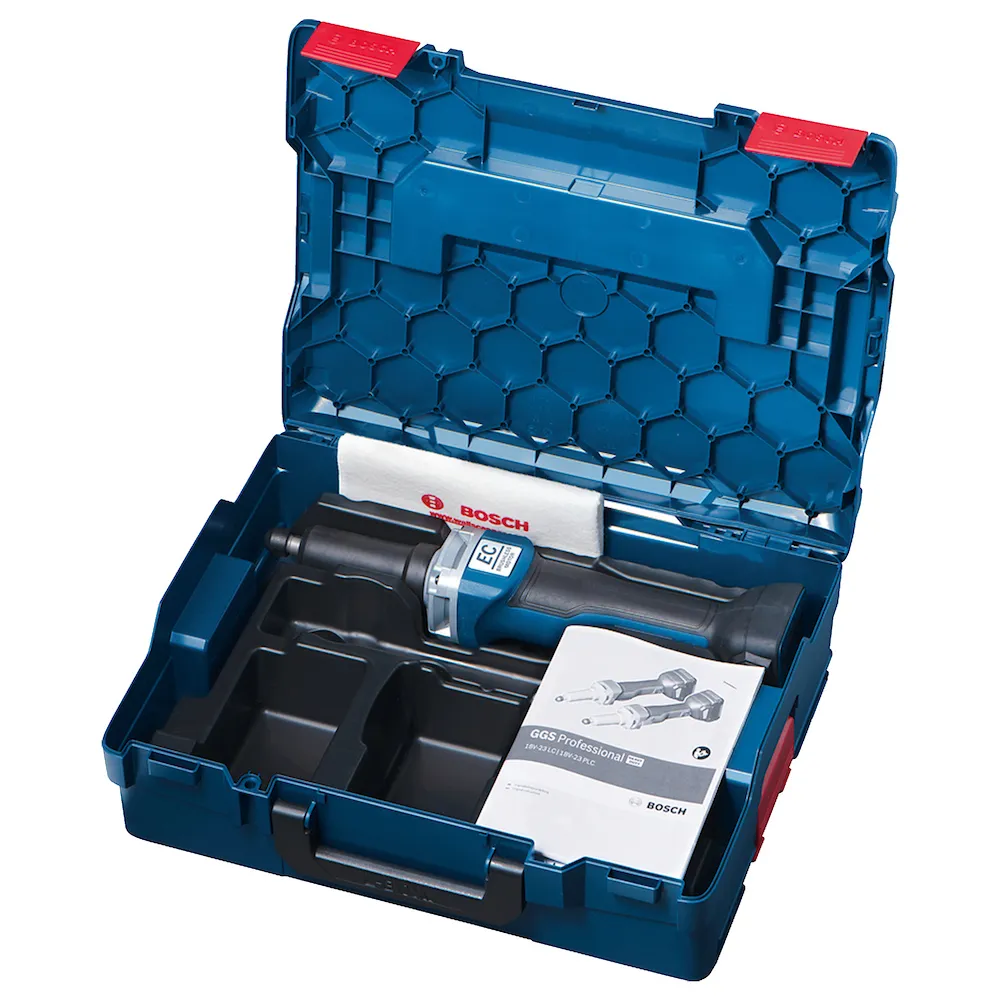 Retífica Bosch GGS 18V-23 PLC em maleta Sem bateria