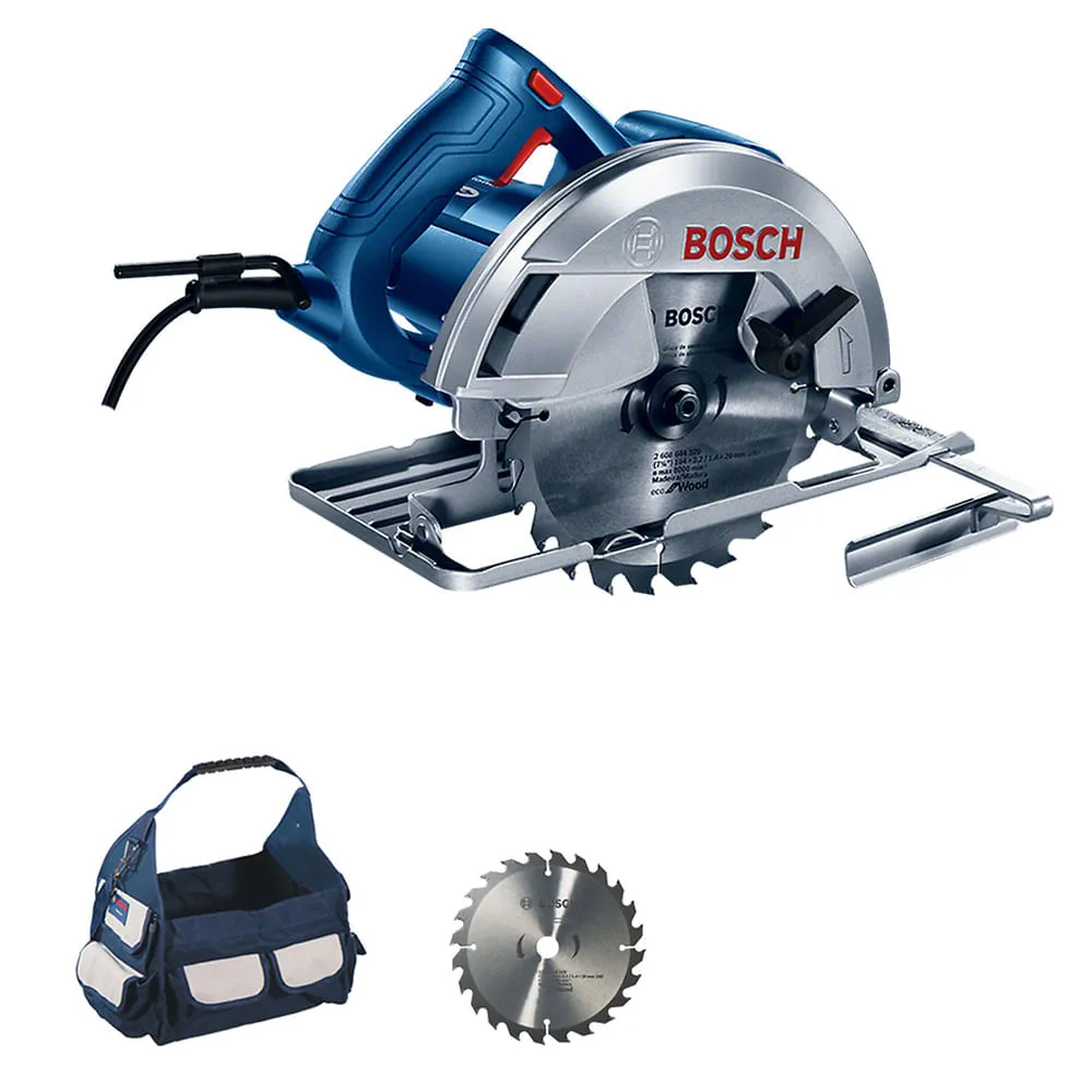 Serra Circular Bosch GKS 150 1500W + Bolsa, disco e guia