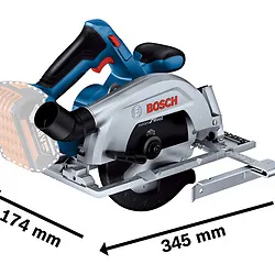 Serra Circular Bosch GKS 185-LI 18V com disco Sem bateria