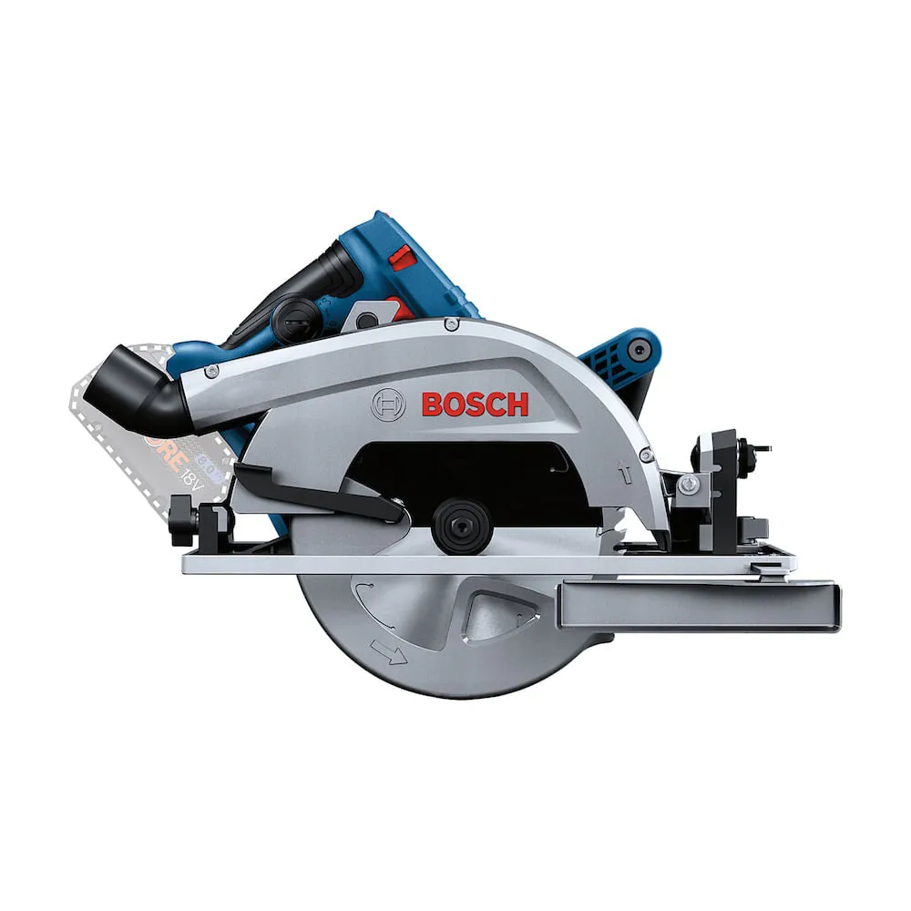 Serra Circular Bosch GKS 18V-68 GC Brushless 1800W Disco Sem bateria