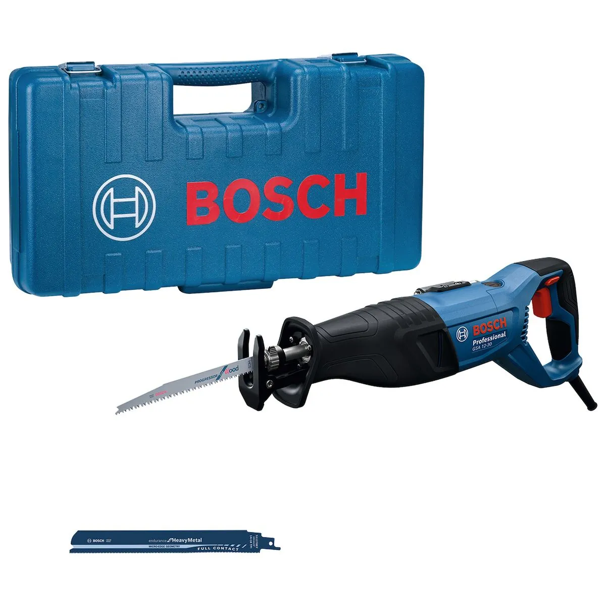 Serra Sabre Bosch GSA 12-30 1200W +2 lâminas e maleta