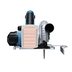 Serra circular Bosch GKS 18V-57 com disco Sem bateria