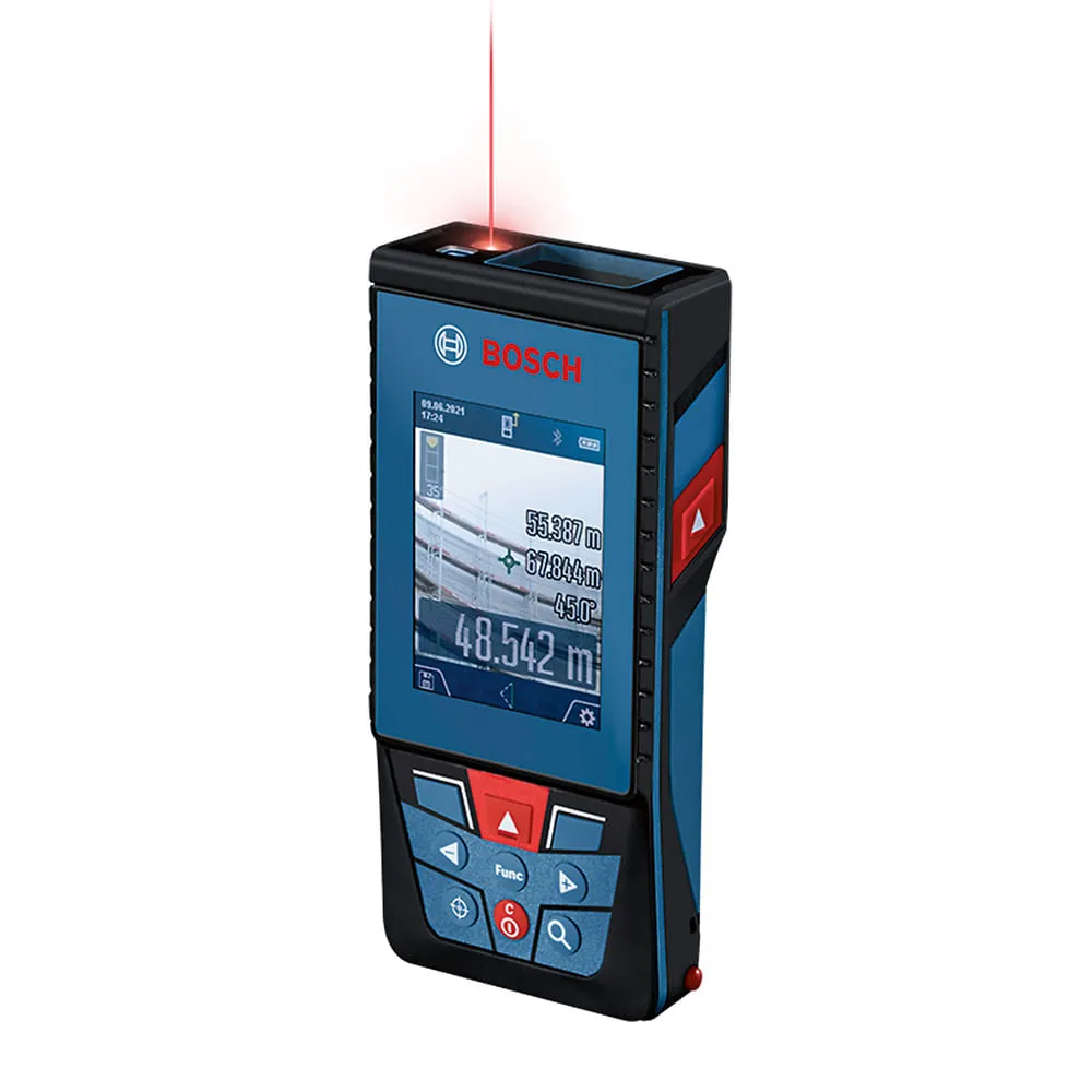 Trena laser Bosch GLM 100-25 C alcance 100m com Bluetooth