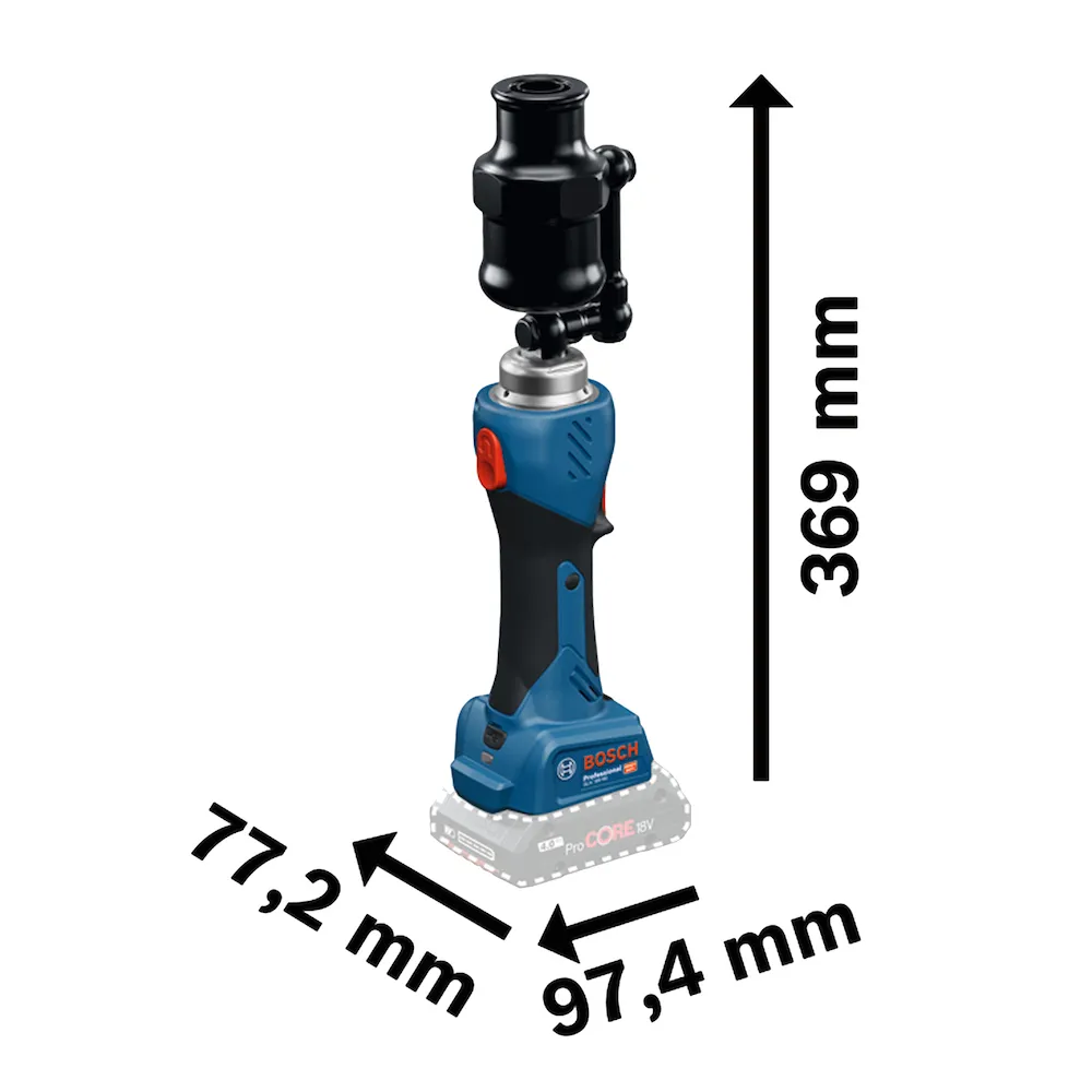 Vazador hidráulico Bosch GLH 18V-60 sem bateria